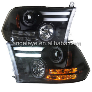 2011-2014 year FOR Chrysler Dodge Ram 1500 LED Headlight for Dodge Ram head lamp black SN