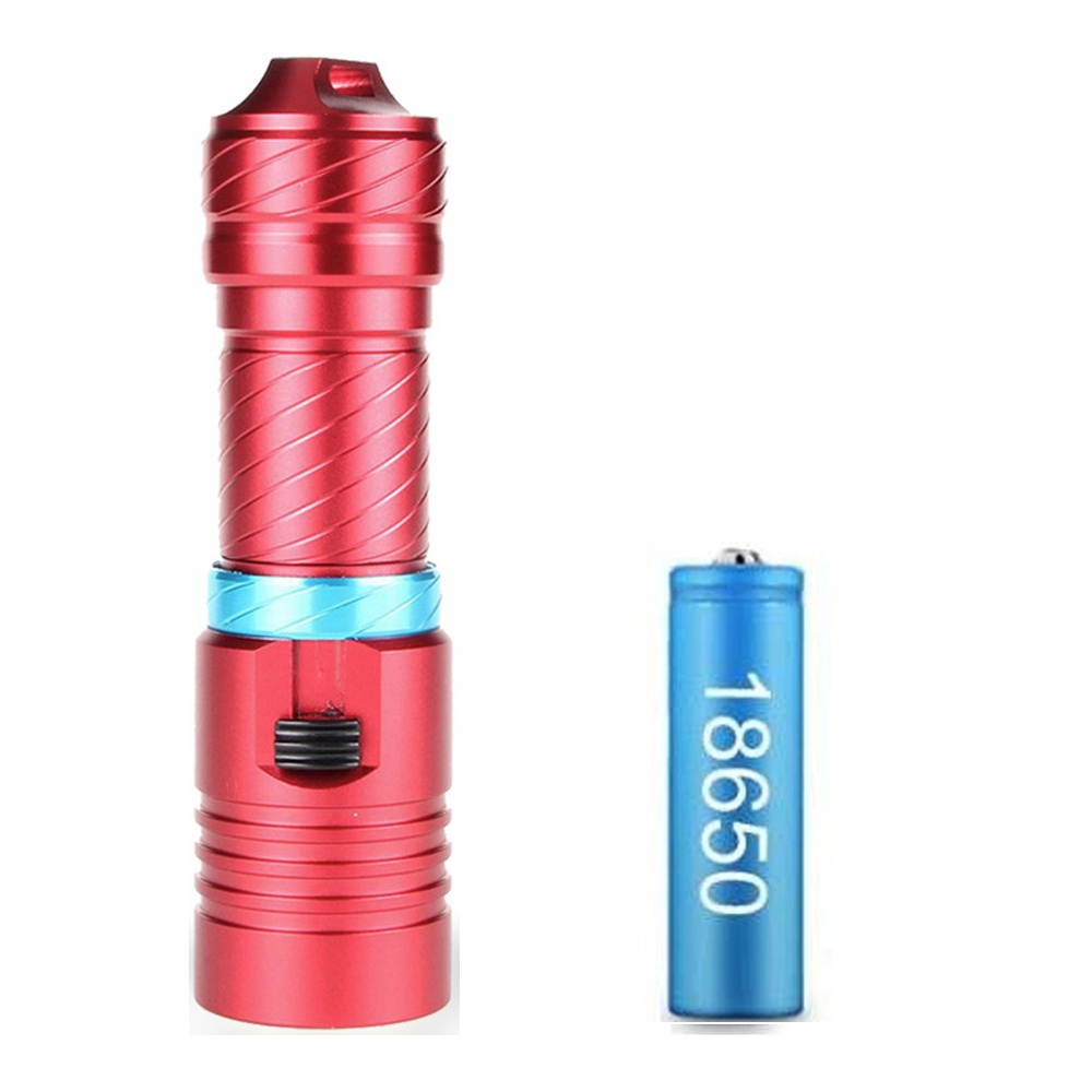 XM-L2 18650 Battery High Quality Aluminum Alloy Underwater Waterproof Diving Flashlight