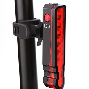 LED Bicycle Tail Light USB Rechargeable Laser COB Rear Lamp Cycling Safety Warning light with Laser Pointer