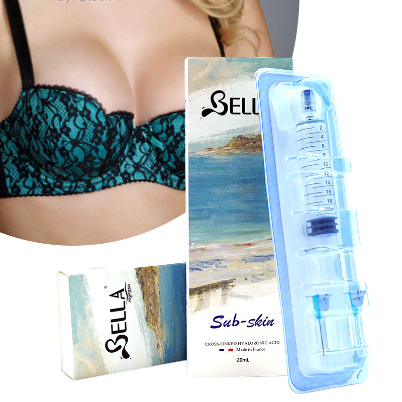 Bella Hot Sells 20ml Sub-skin Line Hyaluronic Acid Breast Buttock Enlargement Products Body Filler Injection