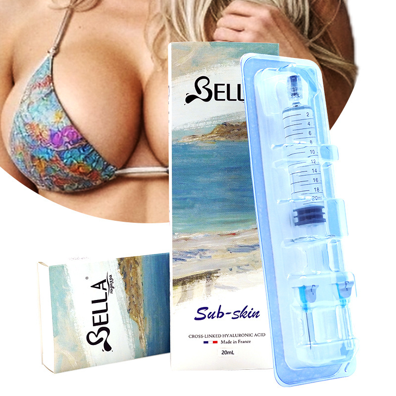 Bella Hot Sells 20ml Sub-skin Line Hyaluronic Acid Breast Buttock Enlargement Products Body Filler Injection