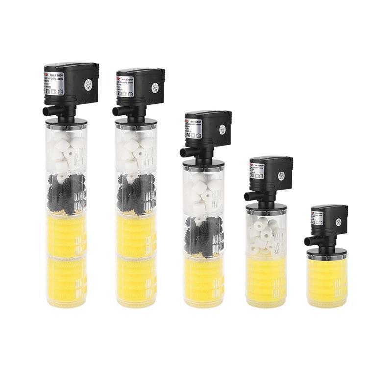 Top Seller Internal Mini Water Proof Canister Filter Aquarium Fish Tank Built In Top Aquarium Sponge Filter