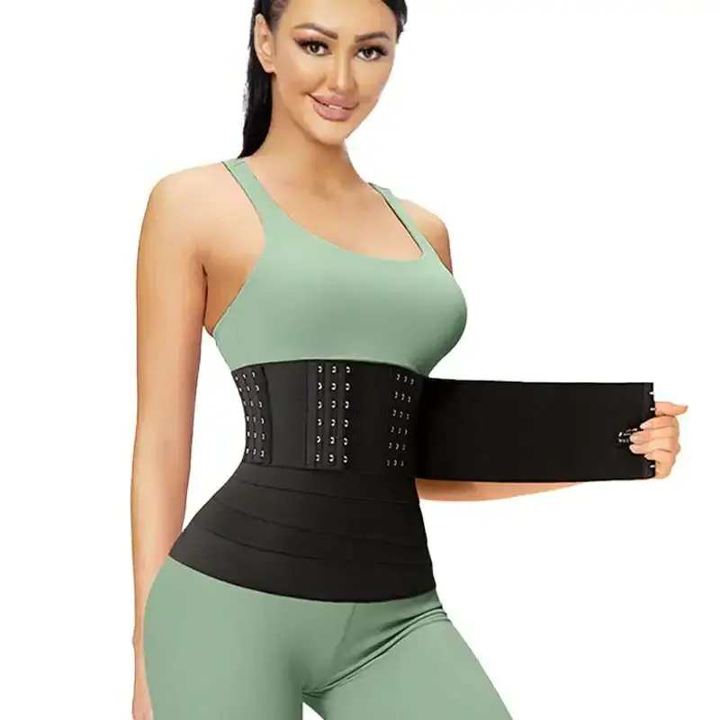 Underwear Waist Trainer Shaper Fitness Workout Sports Long Torso Vendors Thick Wrap Belt With Loop Without Bone Women