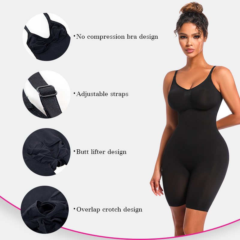 Custom Service Corset Jumpsuit Full Shapewear High Elastic Enhancer Butt Lifter Shaper Women Seamless Body Shaper For Women