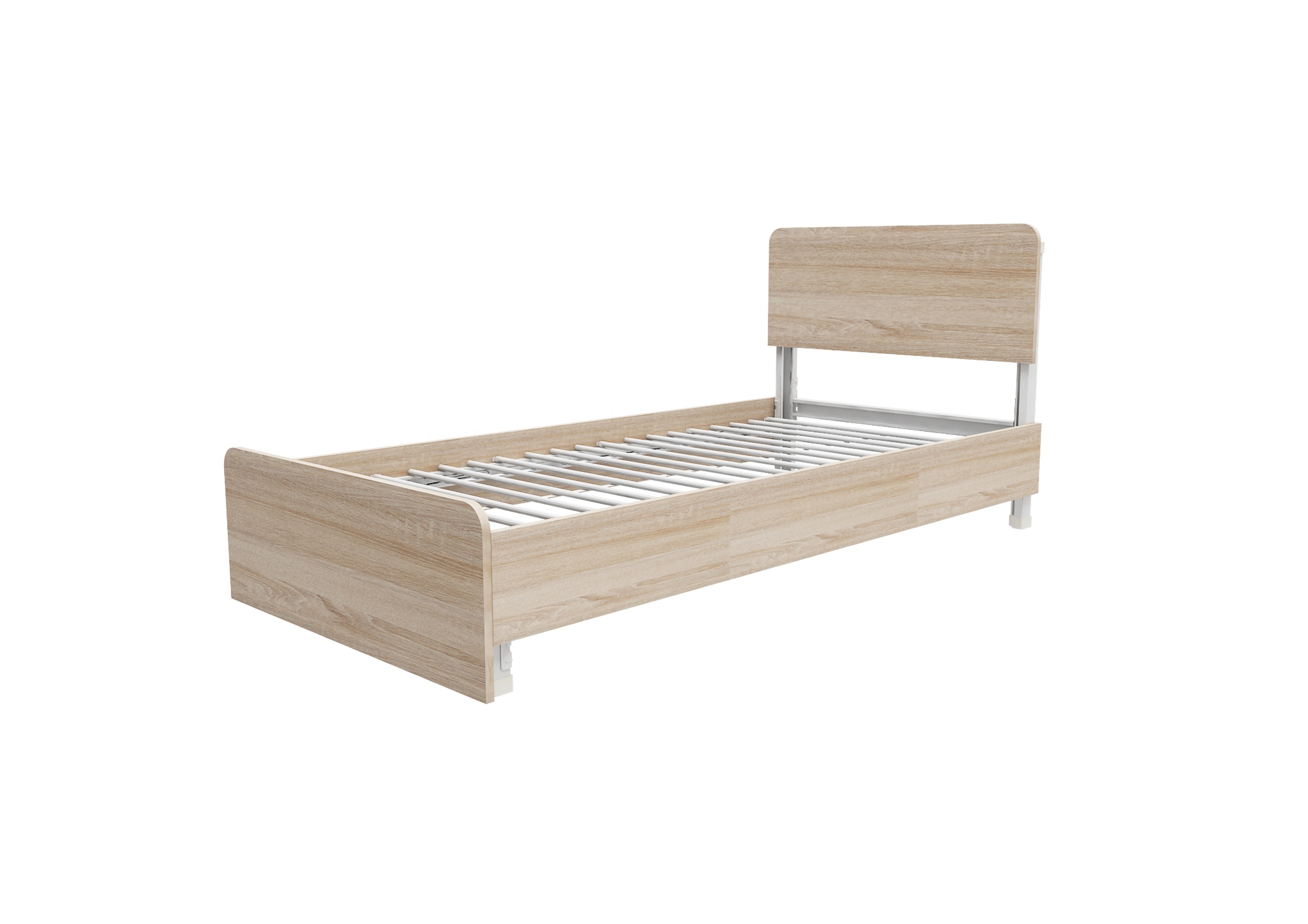 Cheap wooden Single bed,wood single cot bed for bedroom furniture set modern Hotel single bed