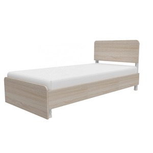 Cheap wooden Single bed,wood single cot bed for bedroom furniture set modern Hotel single bed