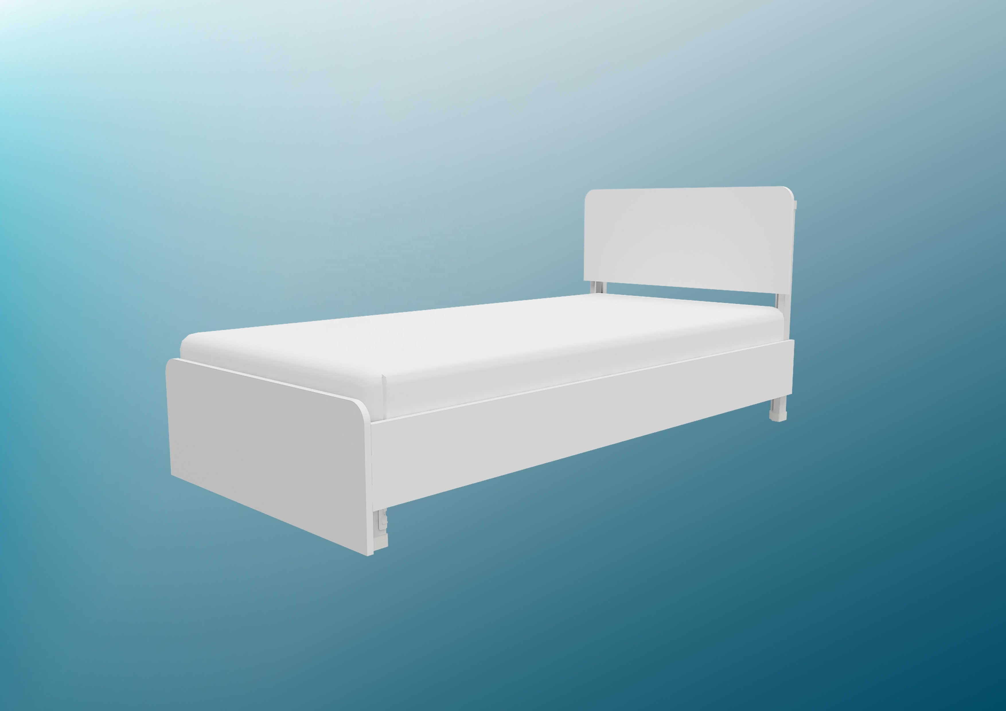 Cheap wooden Single bed,wood single cot bed for bedroom furniture set modern Hotel single bed