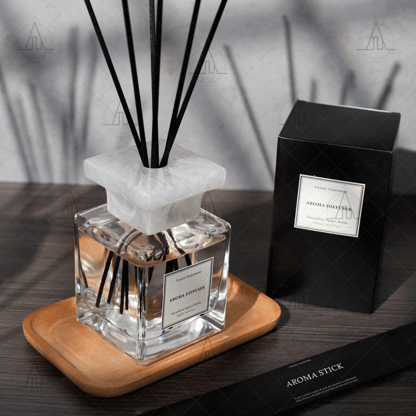 Luxury 100ml Perfume Glass Bottle, Pot Bellied Diffuser, And Christmas Decor Home Reed Diffuser