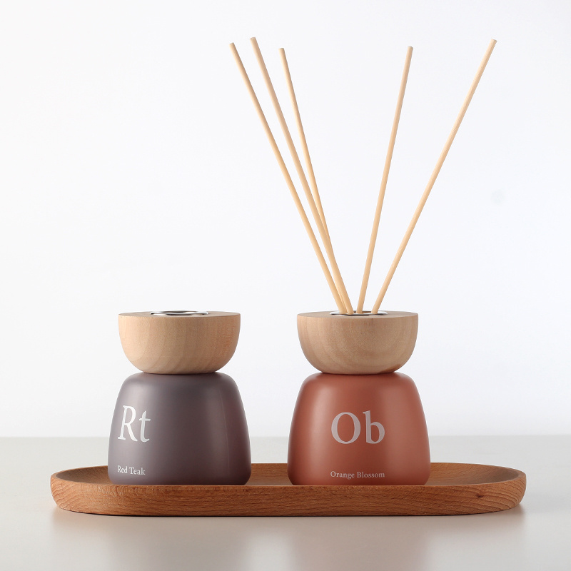 Natural Aromatherapy Set: Burner Stick, Incense Fountain And Essential Oil Reed Diffuser