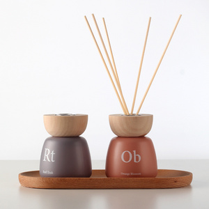 Natural Aromatherapy Set: Burner Stick, Incense Fountain And Essential Oil Reed Diffuser