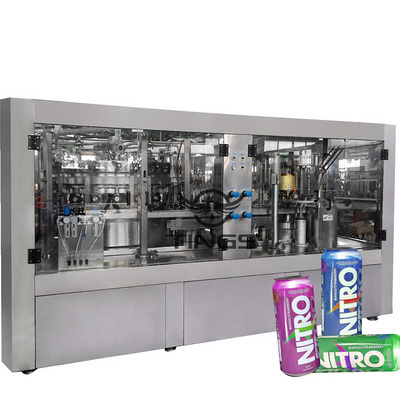 Tin Can Carbonated Beverage Soda Making Machine Production Line Complete Aluminum Juice Filling Machine Beer Machine Turkey 100%