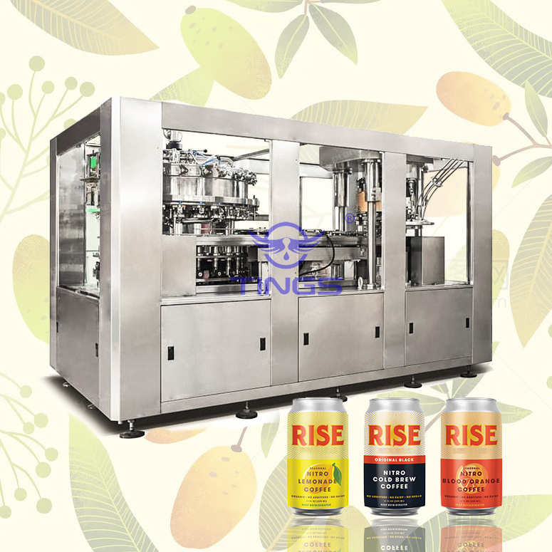 Tin Can Carbonated Beverage Soda Making Machine Production Line Complete Aluminum Juice Filling Machine Beer Machine Turkey 100%