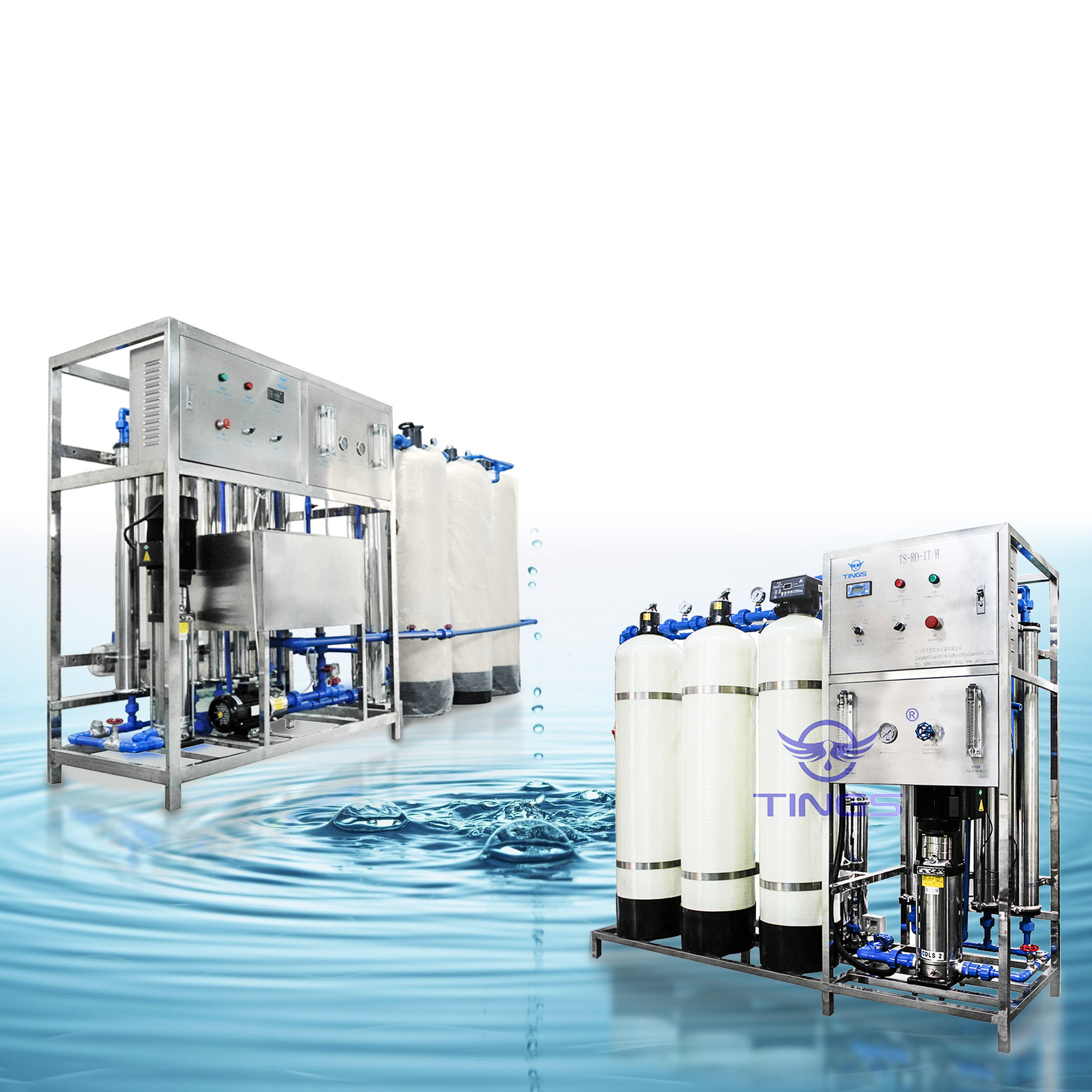 Drinking Reverse Osmosis RO Purifying Purification System Mineral Filter Purifier Purify Water Treatment Machine Plant