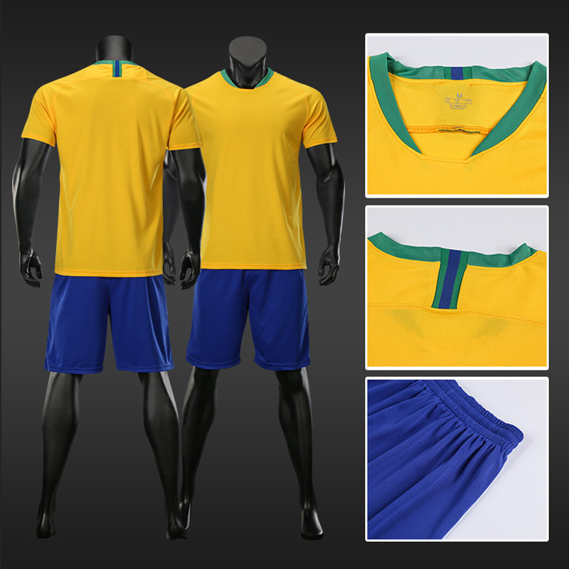 2023 New Arrivals Men Summer Soccer Jersey Outfit Sets Custom Logo Fashion High Quality Football Jersey 2 Piece Shorts Set