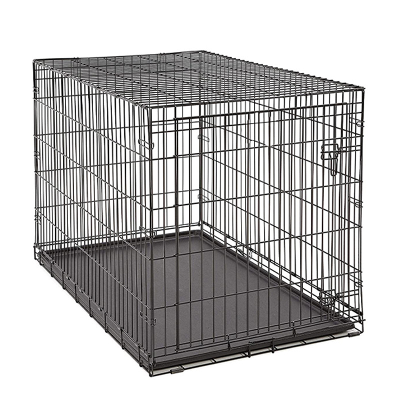 Pet Dog Cage Crate Kennel Mat Dog Grooming Soft Gold Galvanized Clear Dog Cage 42 For Small Breed