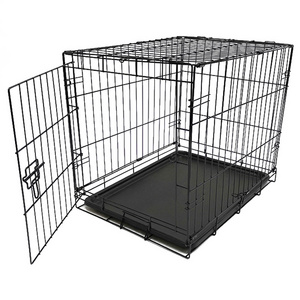 Custom Cheap Heavy Duty 24 Inch Dog Crate Folding Iron Wire Small Dog Crate