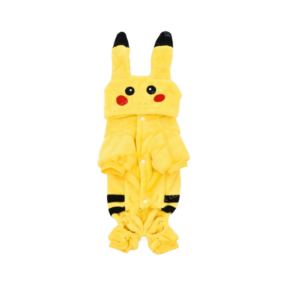 Cartoon Pikachu Design Pet Clothes Dog Puppy Hoodie