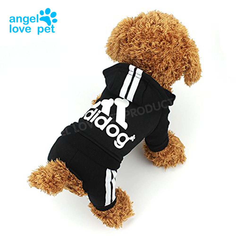 dog fashions pet accessories clothes winter dog sports adidog hoodie clothes