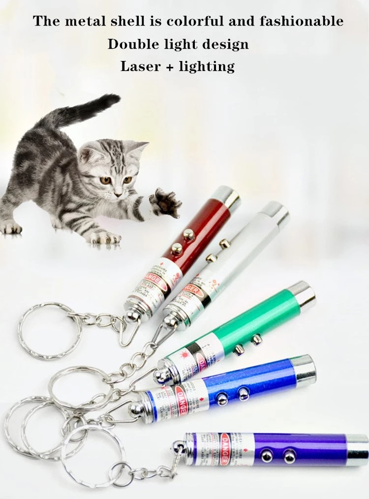 Pet Cat  Laser Toys Pointer Light Interactive Stocked Cat Laser