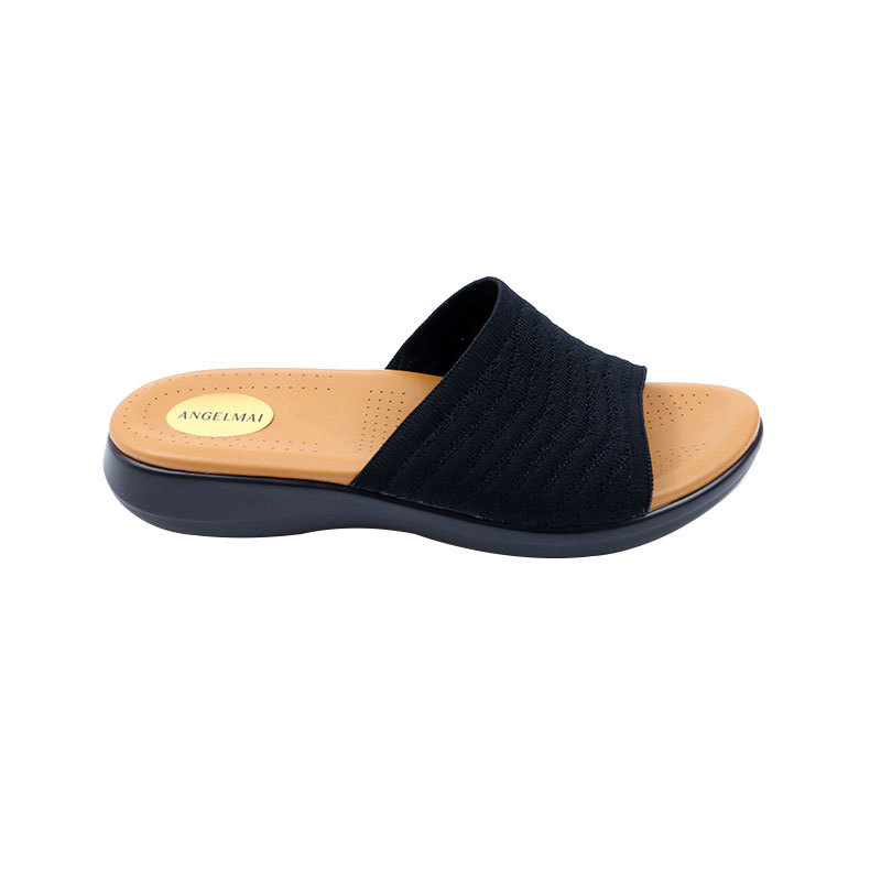 Oem Wedge Sandals Shoe Ladies Soft Beach Platform Fly Weave Female Slides Slippers Women Thick Sole Flat Arab Sandal Slipper