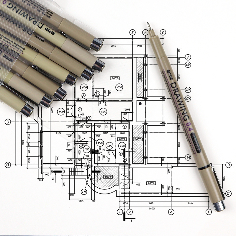 Genvana G-0950T Loose 8 Specifications fine liner needle tip pen for drawing sketching fineliner pens calligraphy