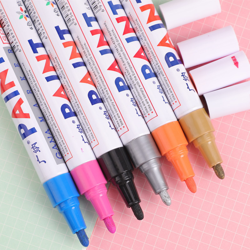 Guangna GN-110 12 colours oil based waterproof durable permanent paint marker pen