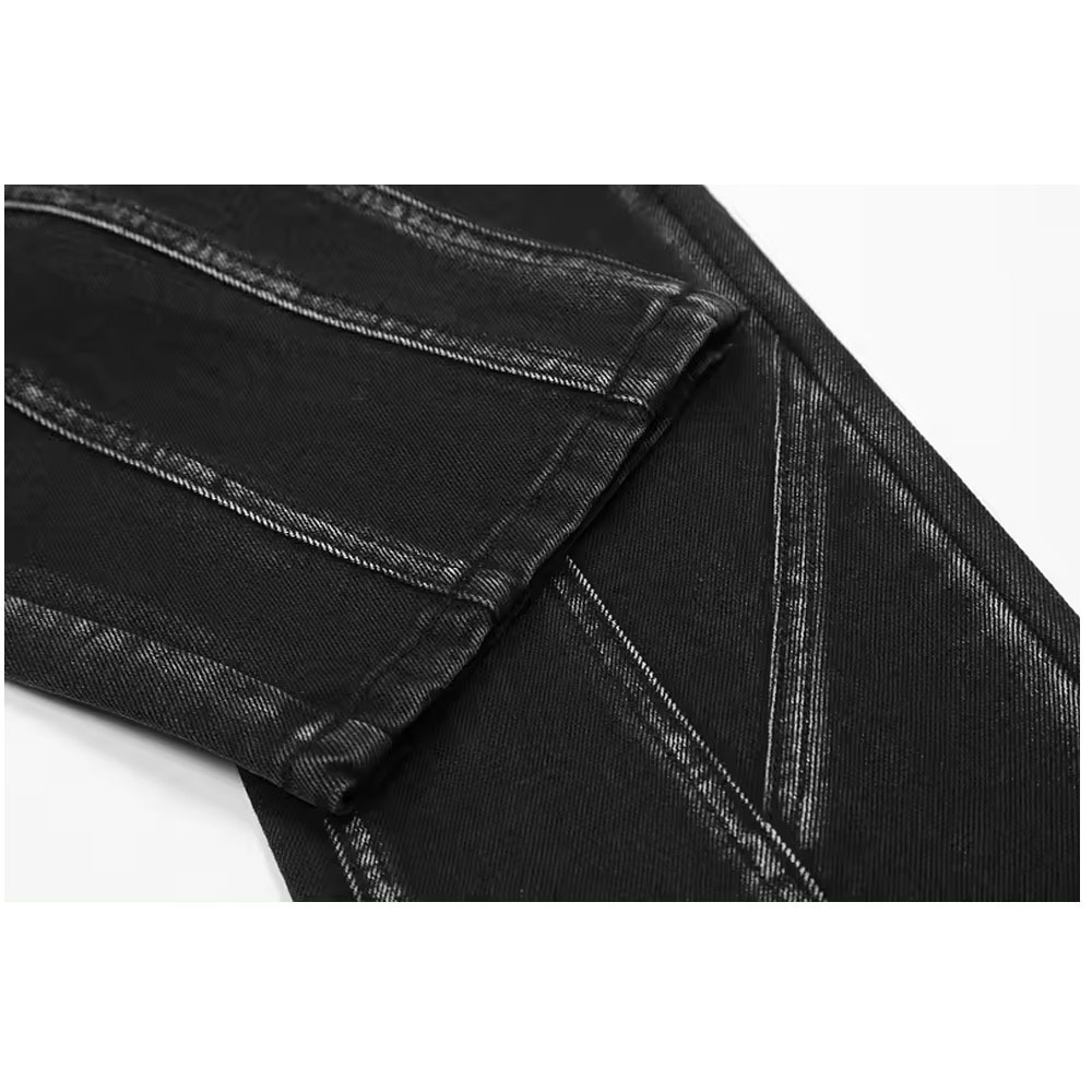 Super Soft & Comfortable Wear Denim Jeans Pants For Men Black Monkey Washed Ripped Hole Jeans Pants For Unisex