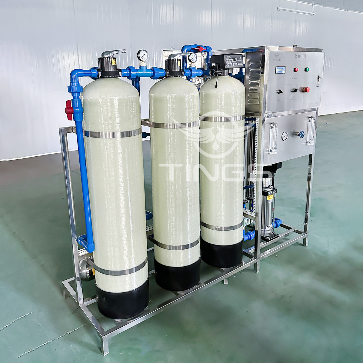 Mini Water Treatment RO Water Filtration System Grounder Water Purification Machine