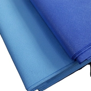 2m/2.4m Width 45g SMS Nonwoven Fabric Blue SMS/SMMS Non Woven Fabric