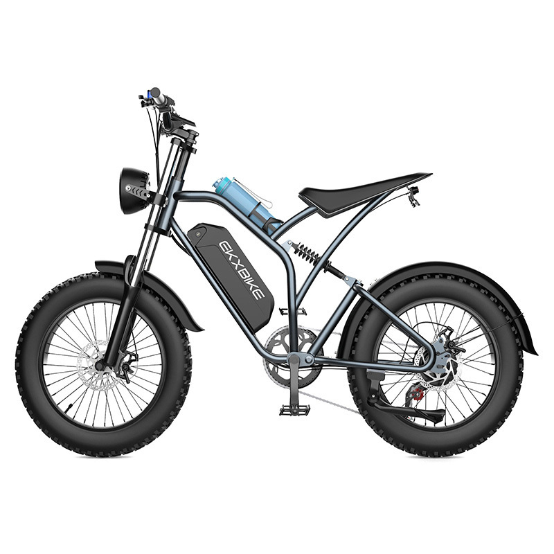 EKX T1 Electric Bike 20 inch Fat Tires 1000W Motor 48V20AH Lithium Battery Road Electric Bicycle For Adults Mountain E-Bike MTB