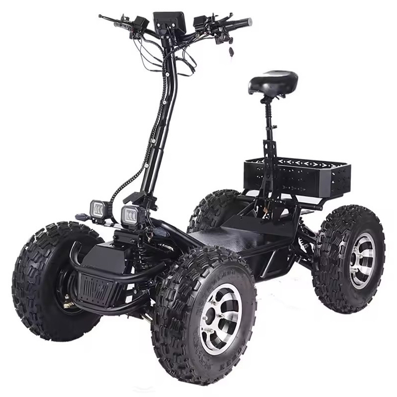 New Arrival ATV 4 Big Wheeler Go Cart off-Road Electric Motorcycle Outdoor Scooter Mountain All-Terrain Vehicle