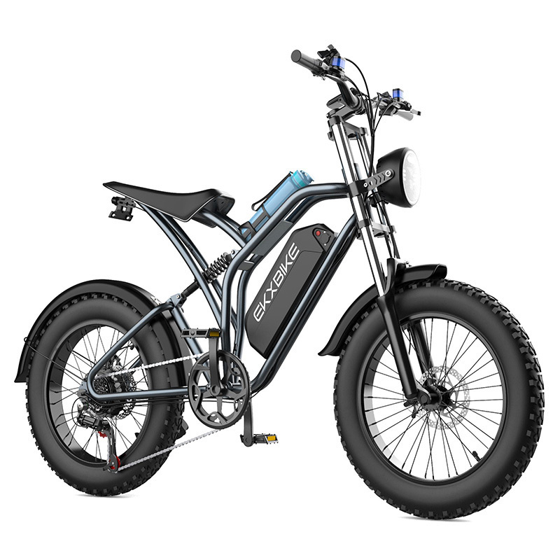 EKX T1 Electric Bike 20 inch Fat Tires 1000W Motor 48V20AH Lithium Battery Road Electric Bicycle For Adults Mountain E-Bike MTB