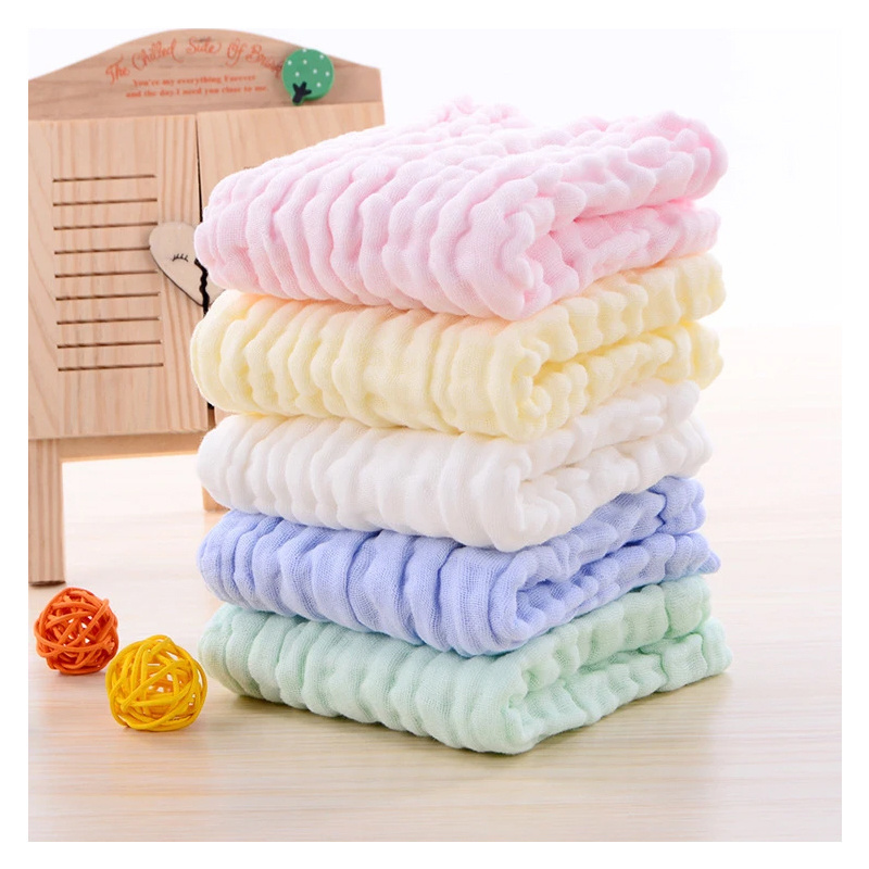 uper Soft Cotton Baby Wash Cloth 10*10 inch Newborn Face Baby Towel