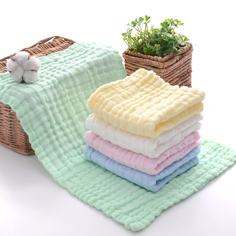 uper Soft Cotton Baby Wash Cloth 10*10 inch Newborn Face Baby Towel