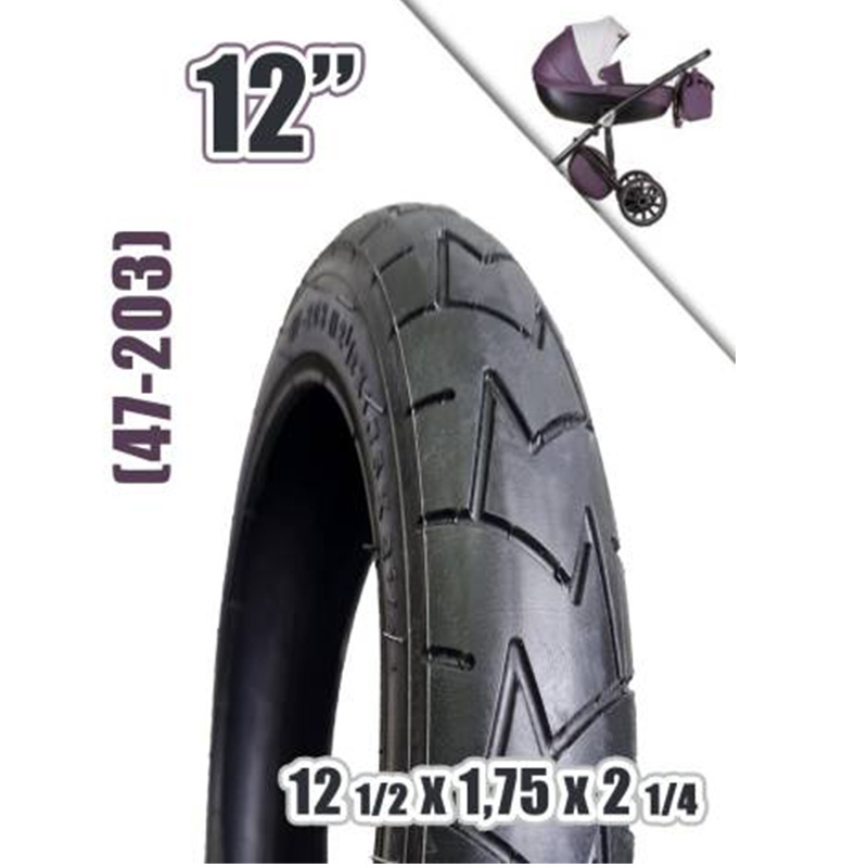 Factory supply inner tube and replacement baby stroller12 1/2 X 1.75 X 2 1/4 wheel parts 47-203 tyre tube