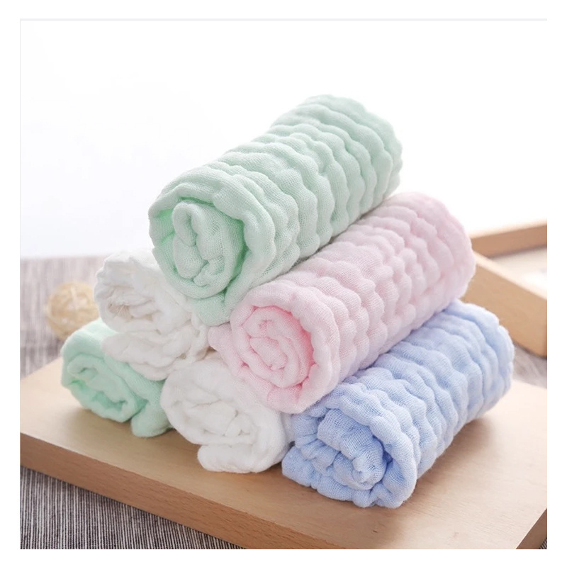 uper Soft Cotton Baby Wash Cloth 10*10 inch Newborn Face Baby Towel