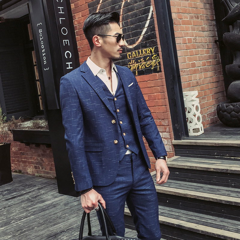 2020 3 piece latest men suit design business slim fit suit men