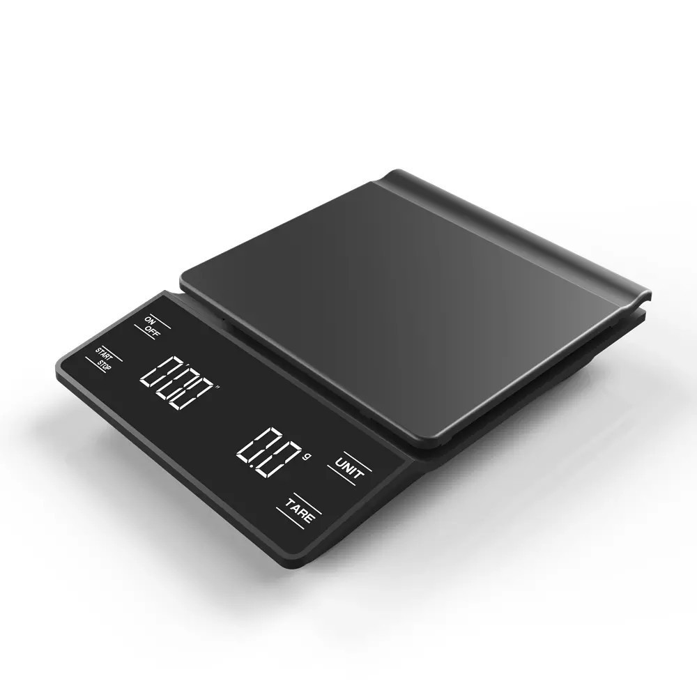 Best Recommended LED Display 3kg 0.1g Smart Digital Coffee Scale with Tare and Timer