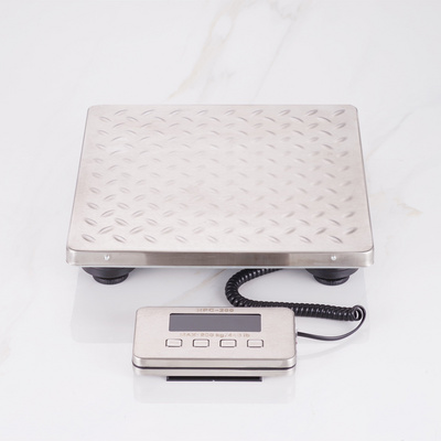 30 x 30CM Stainless Steel Platform Scale Floor Weight 200KG Postal Scale Electronic Weighing Balance