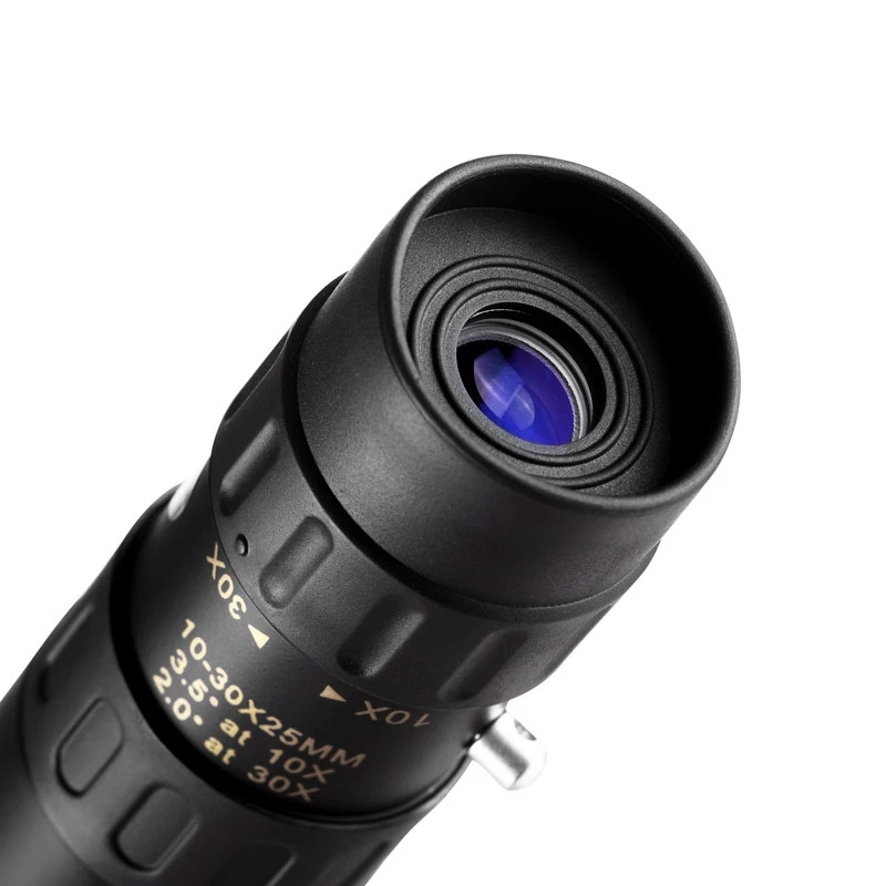 monocular 10-30x25, portable mini monocular, hunting telescope monocular scope