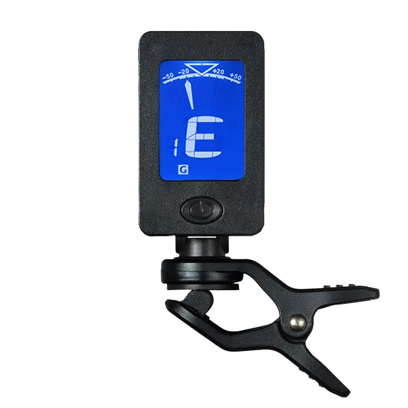 Professional Clip-On 360 Degree Acoustic Guitar Tuner LCD Screen Electric Digital Tuner For Acoustic Guitar Ukulele Accessories