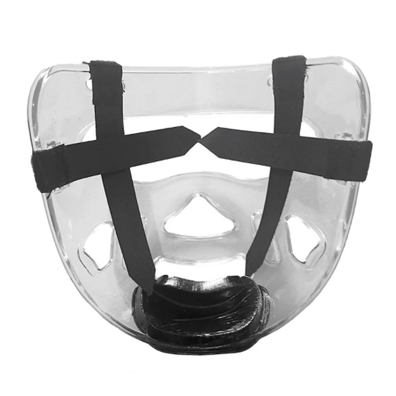 Clear Face Guard Face Shield Portable Detachable Taekwondo Protection for Sports