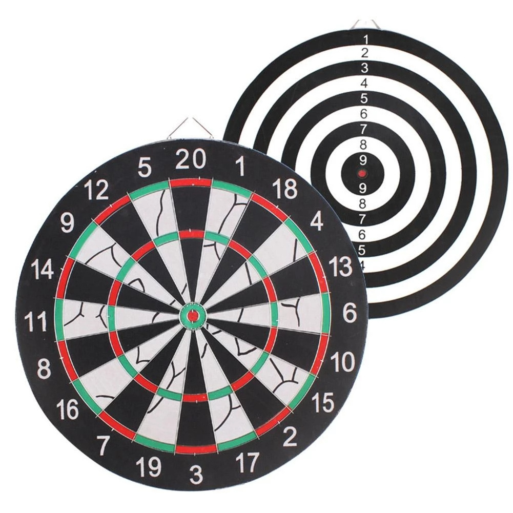 Indoor 18 inch sport target dart magnetic flocking dartboard board double thickening