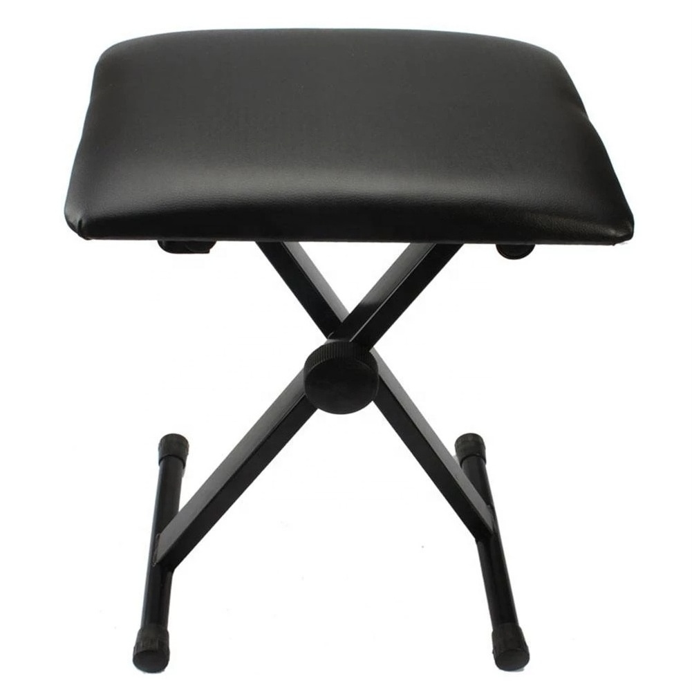 X-Style Electronic Piano Stool Electronic Guitar Drum Stool Folded Black Piano Bench Piano accessories