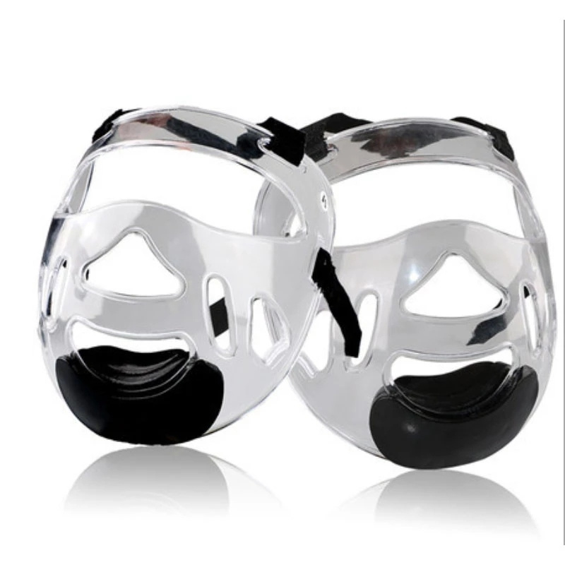 Clear Face Guard Face Shield Portable Detachable Taekwondo Protection for Sports