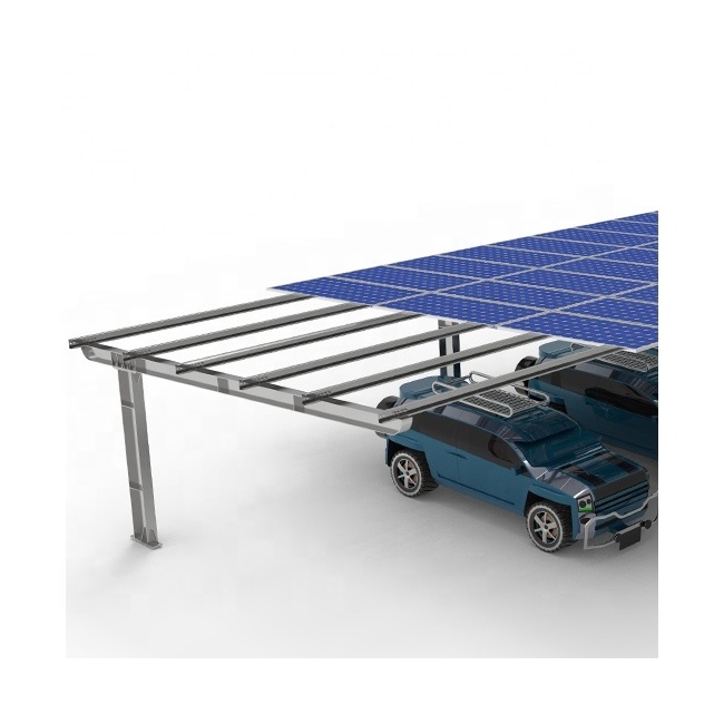 flat roof carport kit / solar mounting structure brackets solar carport mounting system pv parking structure solar