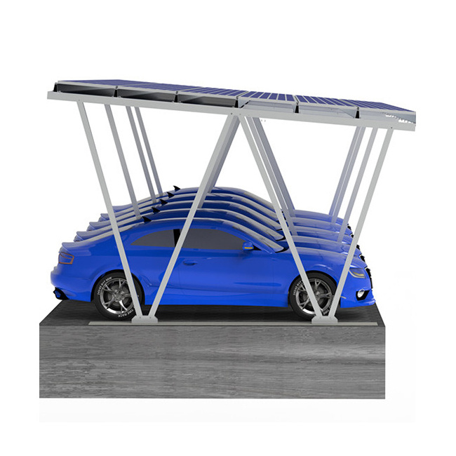 AS Aluminum Carport  Mounting Systems Solar Car Park Metal Racks