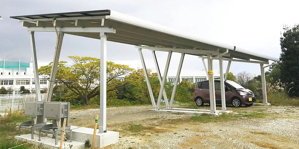 AS Aluminum Carport  Mounting Systems Solar Car Park Metal Racks