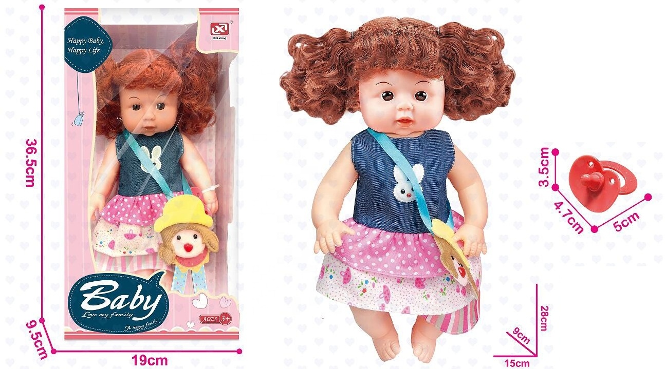 New Style Doll Pretend Play Toy 11 inch Enamel Doll Set For Sale