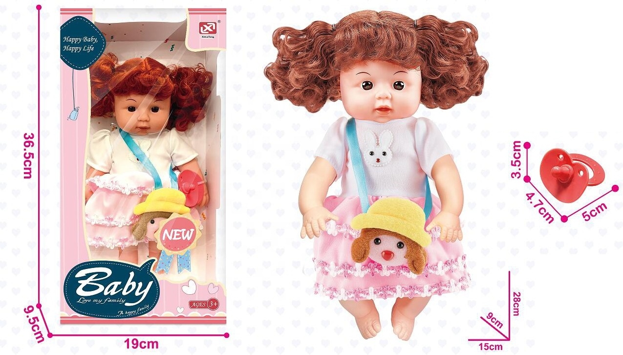 New Style Doll Pretend Play Toy 11 inch Enamel Doll Set For Sale